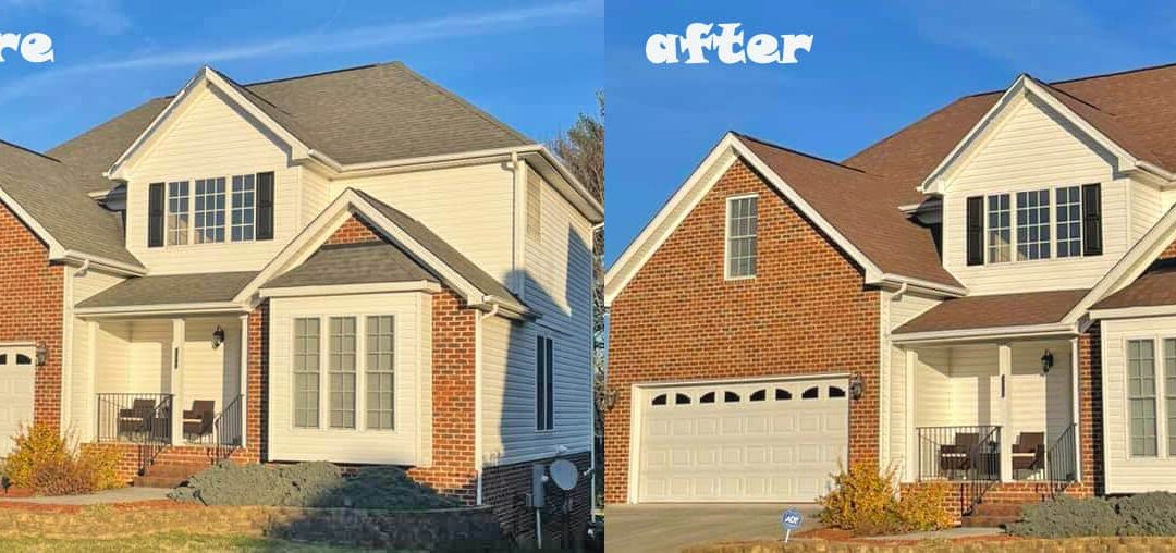 Before and After look at roof replacement