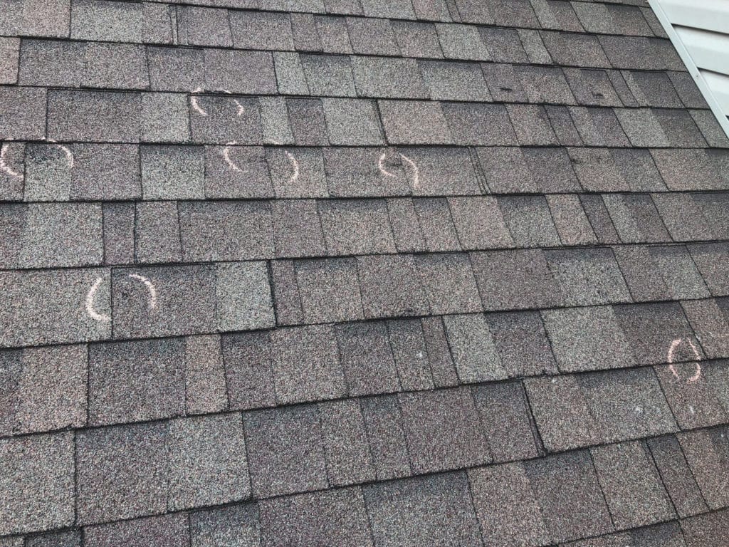 hail damage to roof